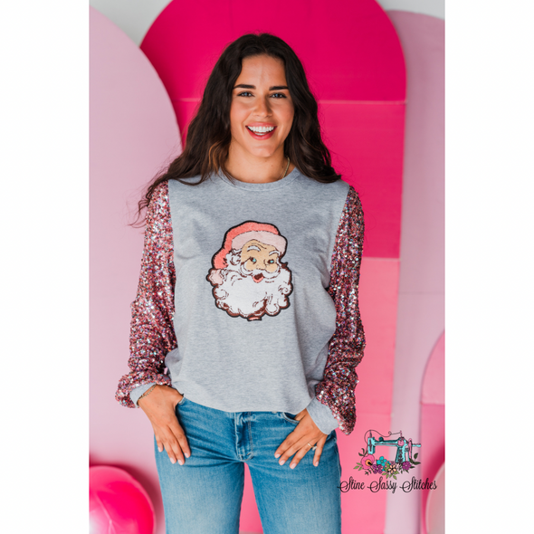 Sparkle Shimmer Clause Sweatshirt