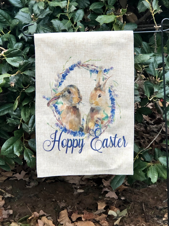 Hoppy Easter Bunny Flag