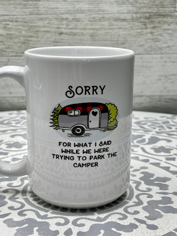 Parking Camper Funny Mug