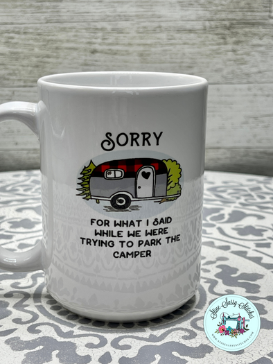 Parking Camper Funny Mug