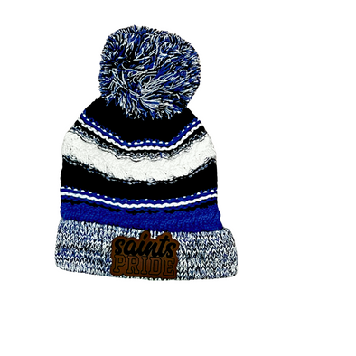 Saints Beanie Pom Pom Chunky Knit Team Spirit