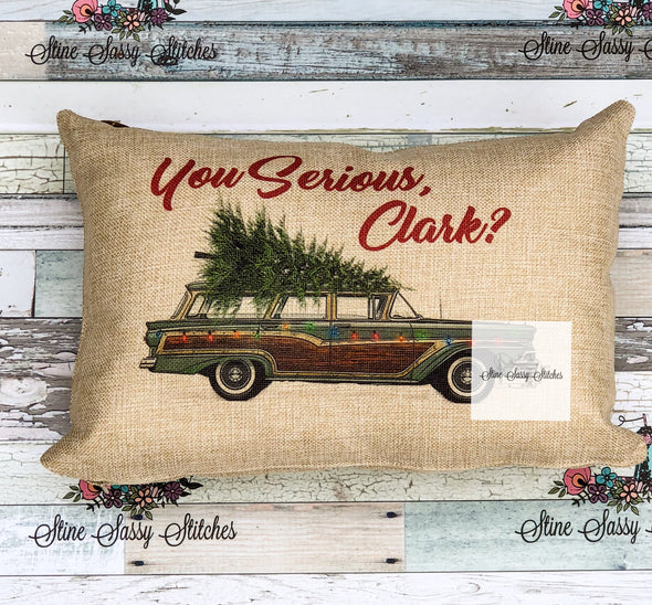 You Serious Clark Christmas Vacation Pillow