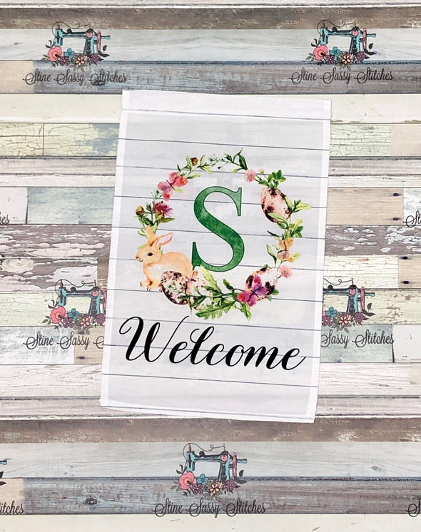 Spring Easter Garden Flag