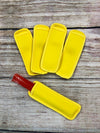 Yellow popsicle Holder 