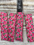 Pink Floral Preppy Popsicle Holder