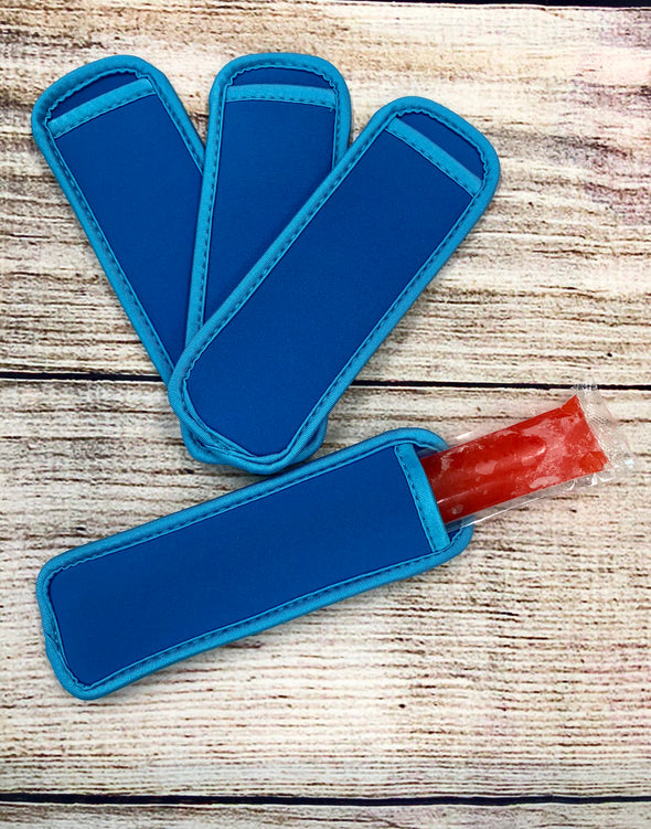 sky blue popsicle holder