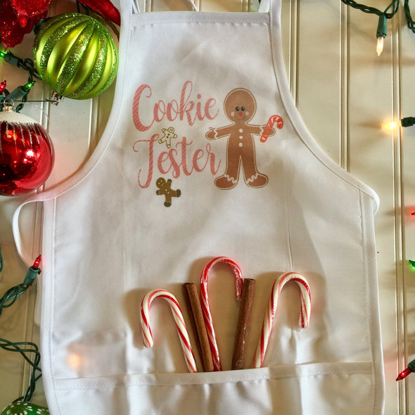 Christmas Apron Cookie Tester Gingerbread (Child Size)