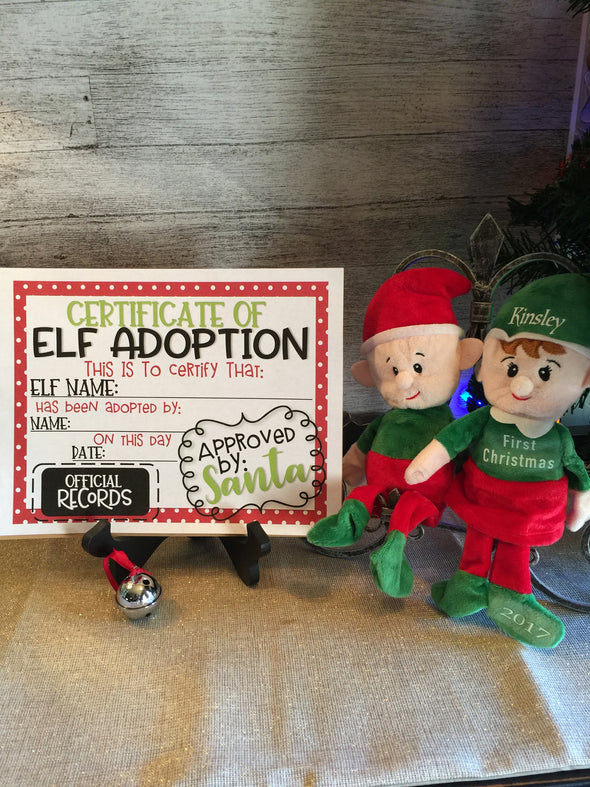 Personalized Elf stuffy