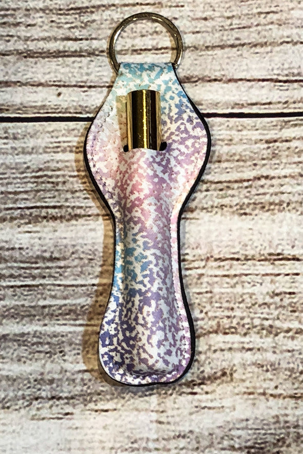 Speckled pastel and Gold design  6" Lip Gloss Holder