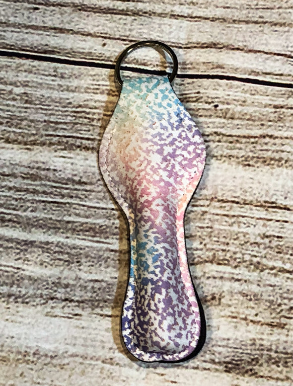 Speckled pastel and Gold design  6" Lip Gloss Holder
