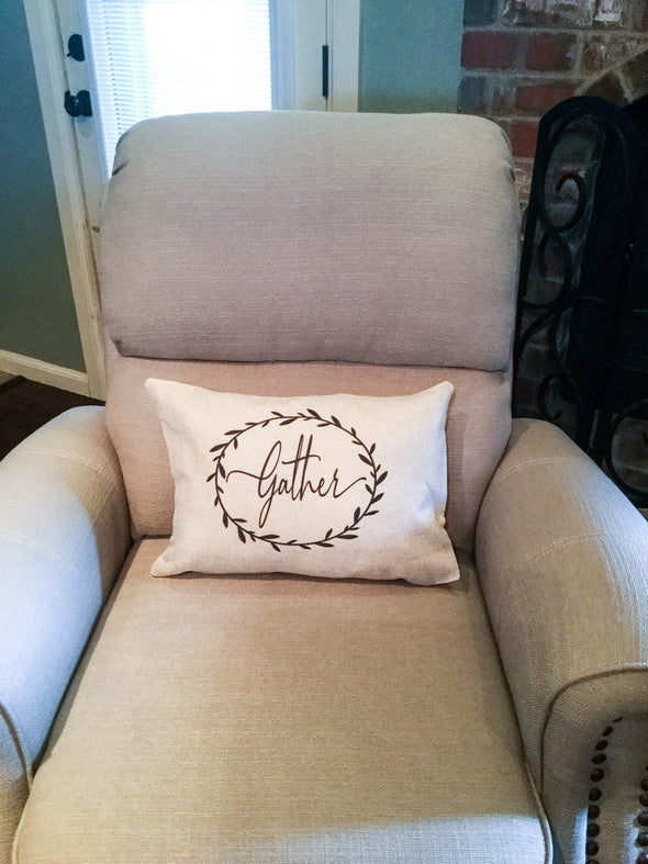 Rustic Home Decor  Burlap Gather 12x18 Simplistic style