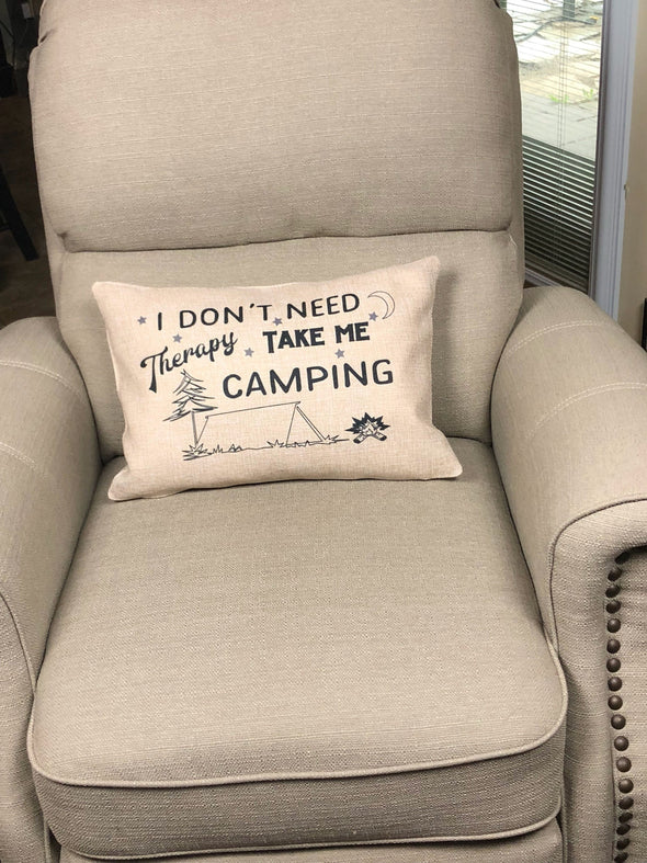 Tent Camping Therapy Pillow Cover