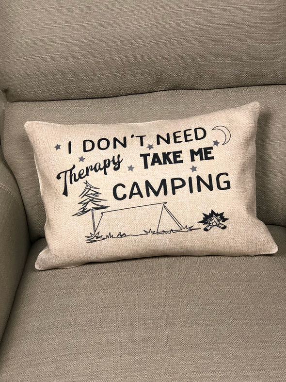 Tent Camping Therapy Pillow Cover