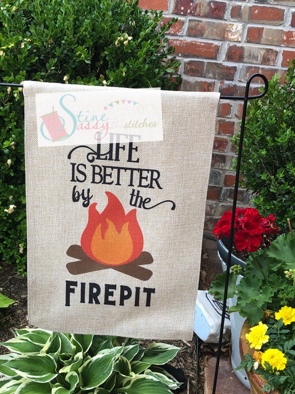 Camping Firepit Buralp Garden Flag