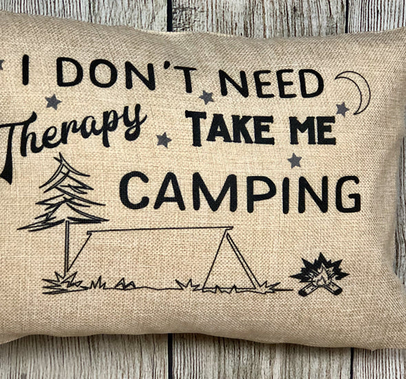 Tent Camping Therapy Pillow Cover