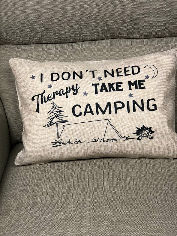 Tent Camping Therapy Pillow Cover