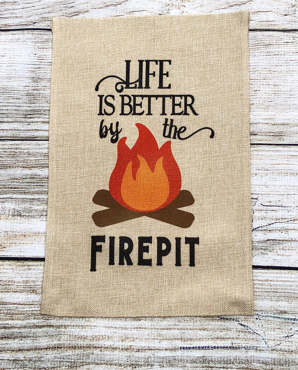 Camping Firepit Buralp Garden Flag
