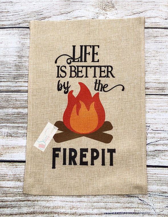 Camping Firepit Buralp Garden Flag