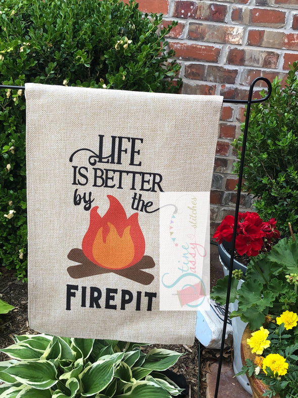 Camping Firepit Buralp Garden Flag