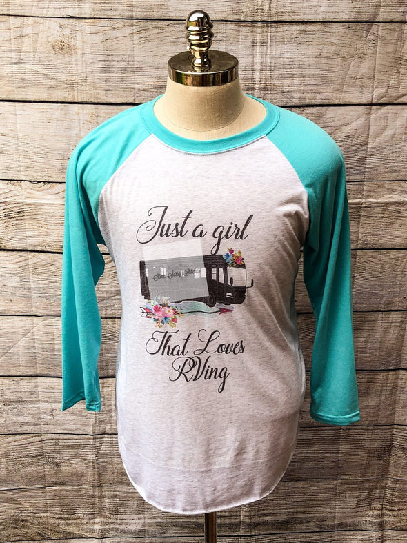 Camping Tshirt Just a Girl Who Loves RVing