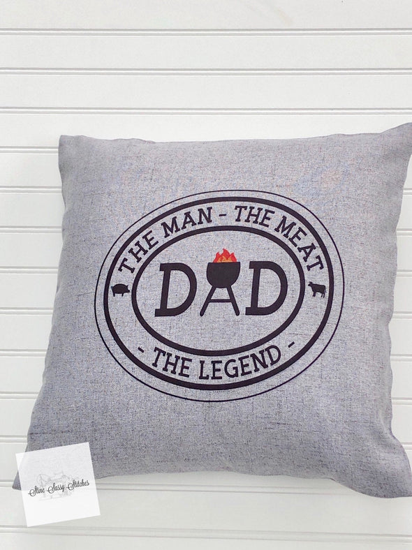 The Man The Meat The Legend Dad Pillow