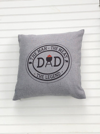The Man The Meat The Legend Dad Pillow