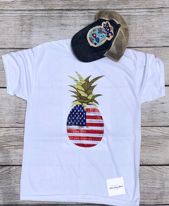 Pineapple Patriotic T-shirt
