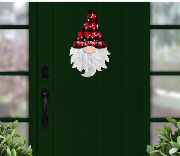 Gnome  Christmas Door Hanger